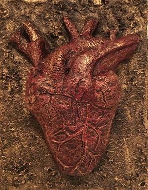 Heart Relief Sculpture 